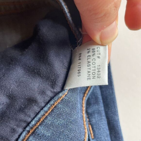 J BRAND | maria dark blue high rise skinny in starless wash 27 - Picture 7 of 11